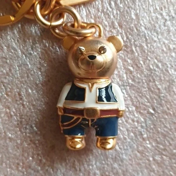 Coach x Star Wars Han Solo Bear Keychain Bag Charm NWT - Picture 1 of 9